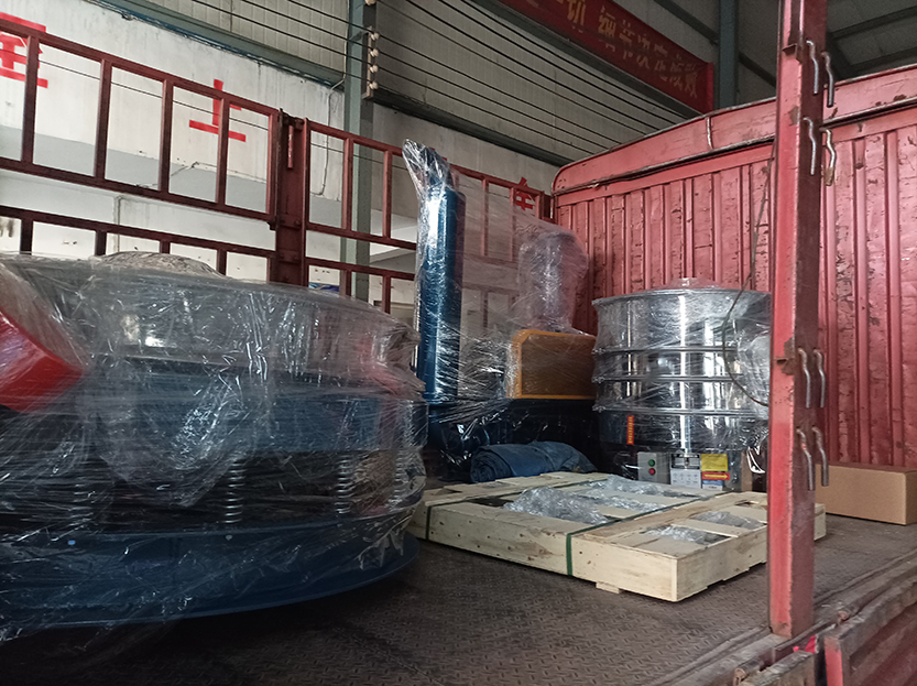 超聲波旋振篩、網架、1.5米直排篩發貨