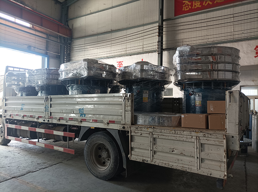 7臺旋振篩加超聲波系統發貨